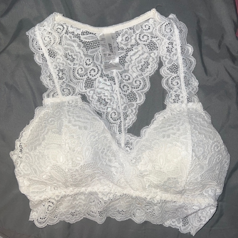 COPY - Bralette: White and Lace - New (no tags)